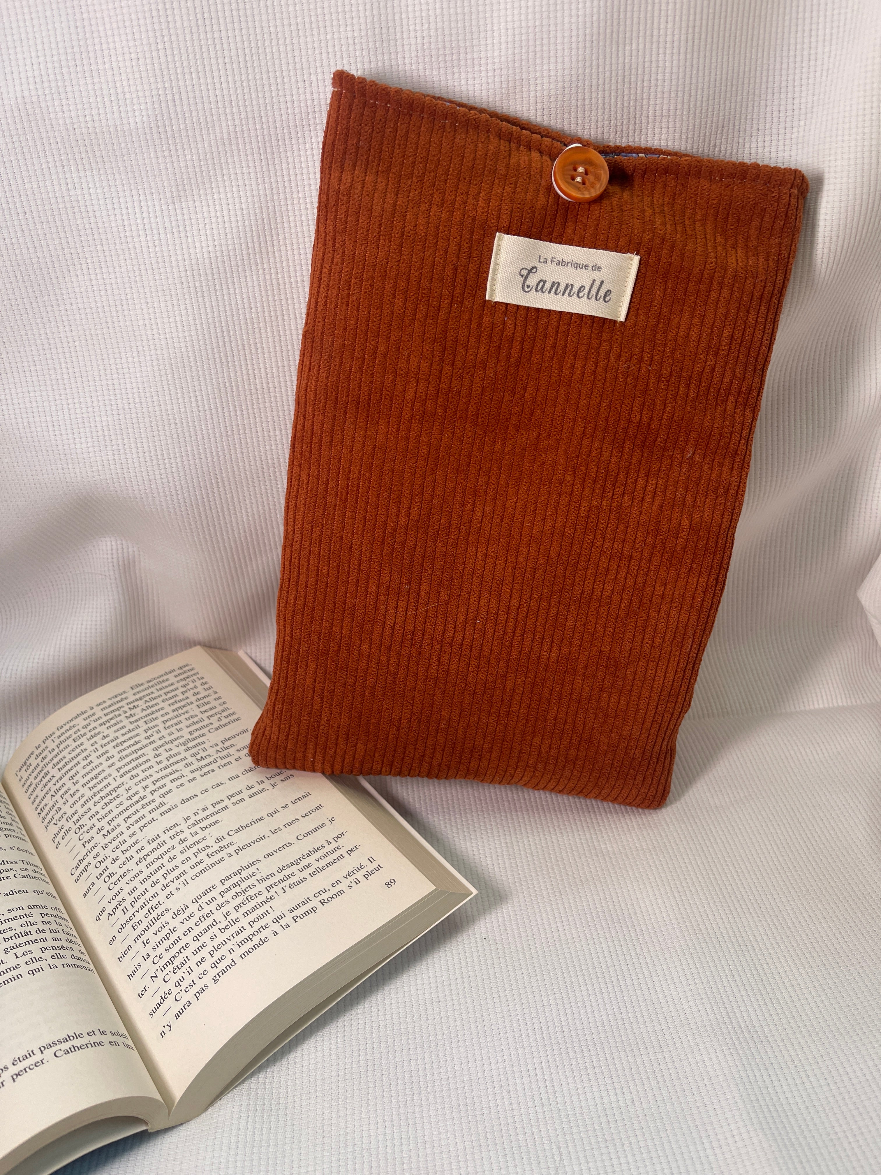 Pochette à livre de poche "fleurette"