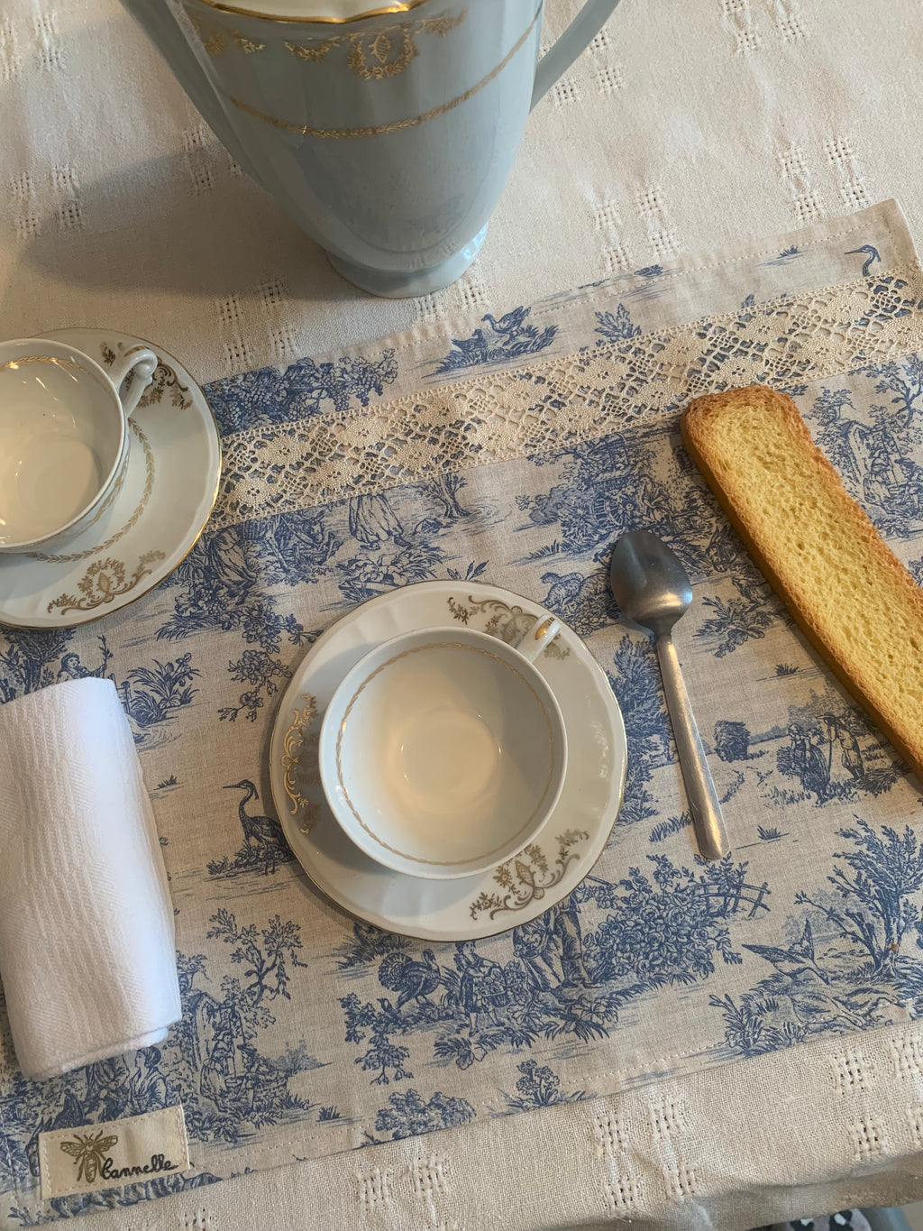Set de table "Bleu d’Antan"