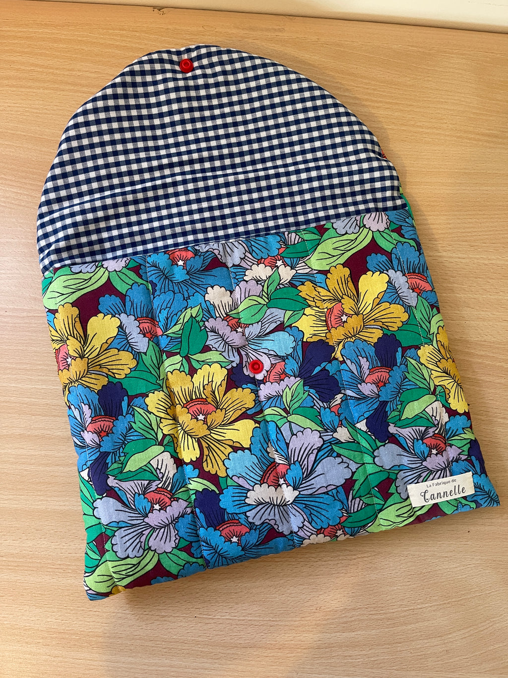 Pochette pour tablette “Fleur Bleu”