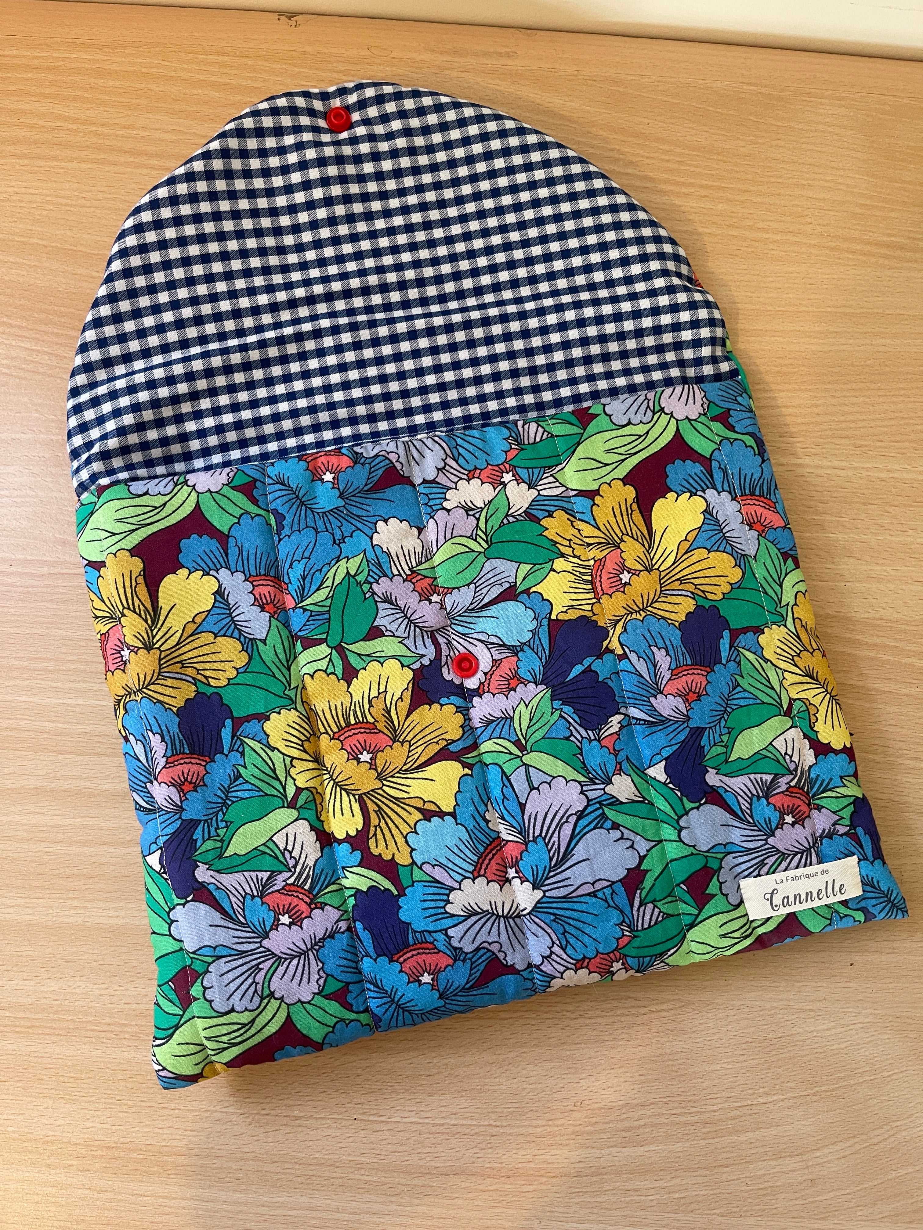 Pochette pour tablette “Fleur Bleu”