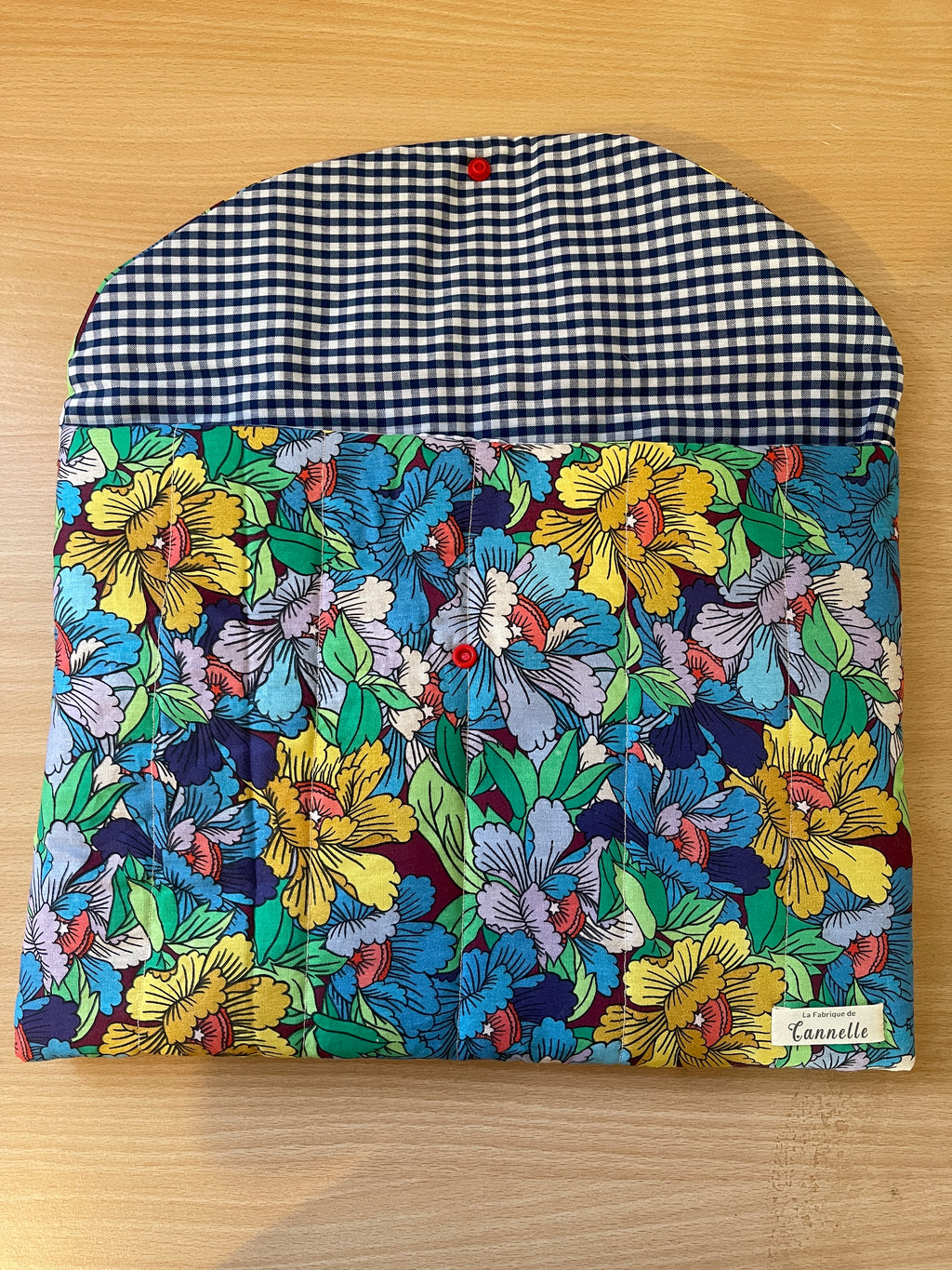 Pochette d’ordinateur “Fleur Bleue”