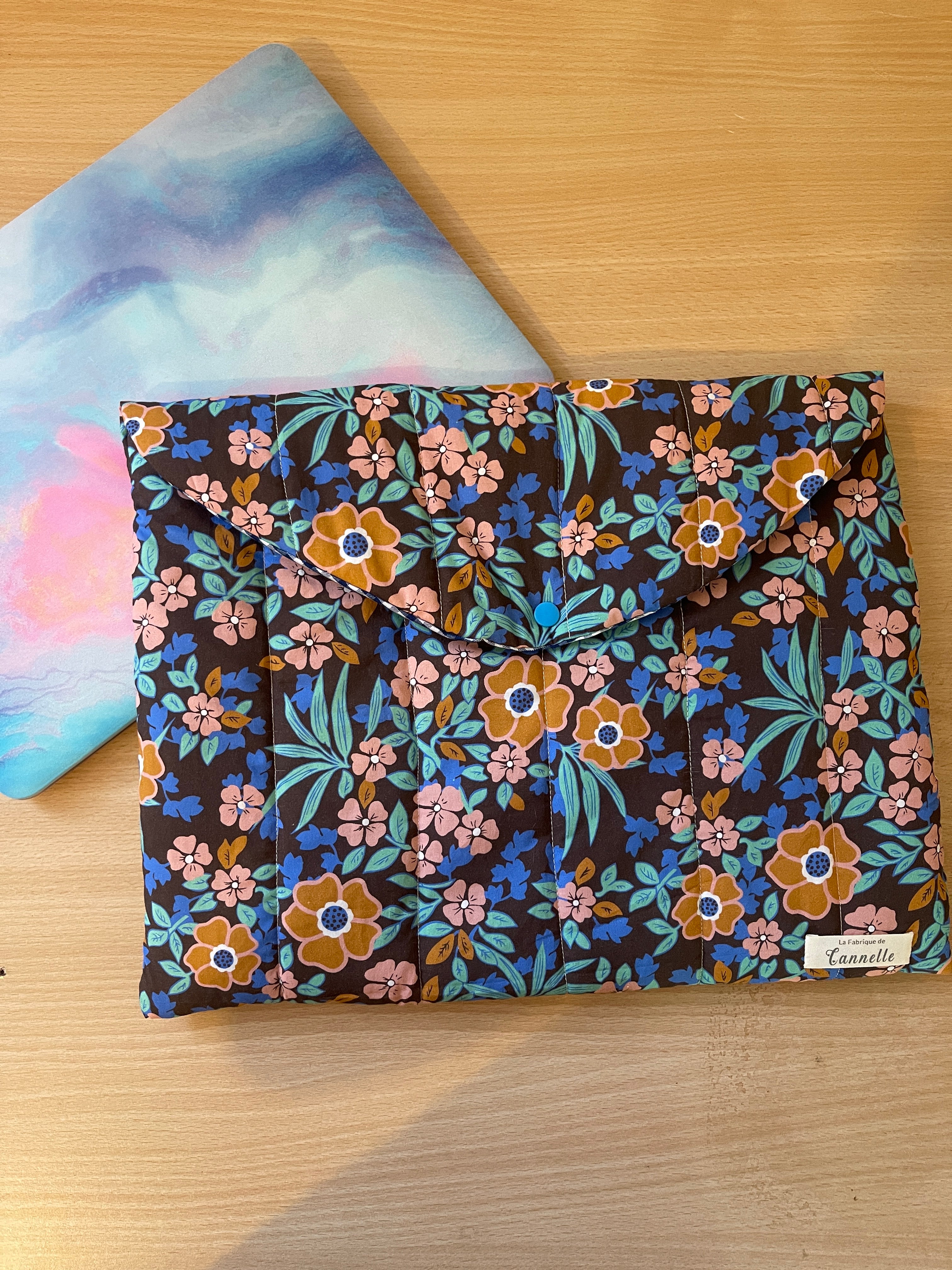 Pochette d’ordinateur “Topic Bleu”