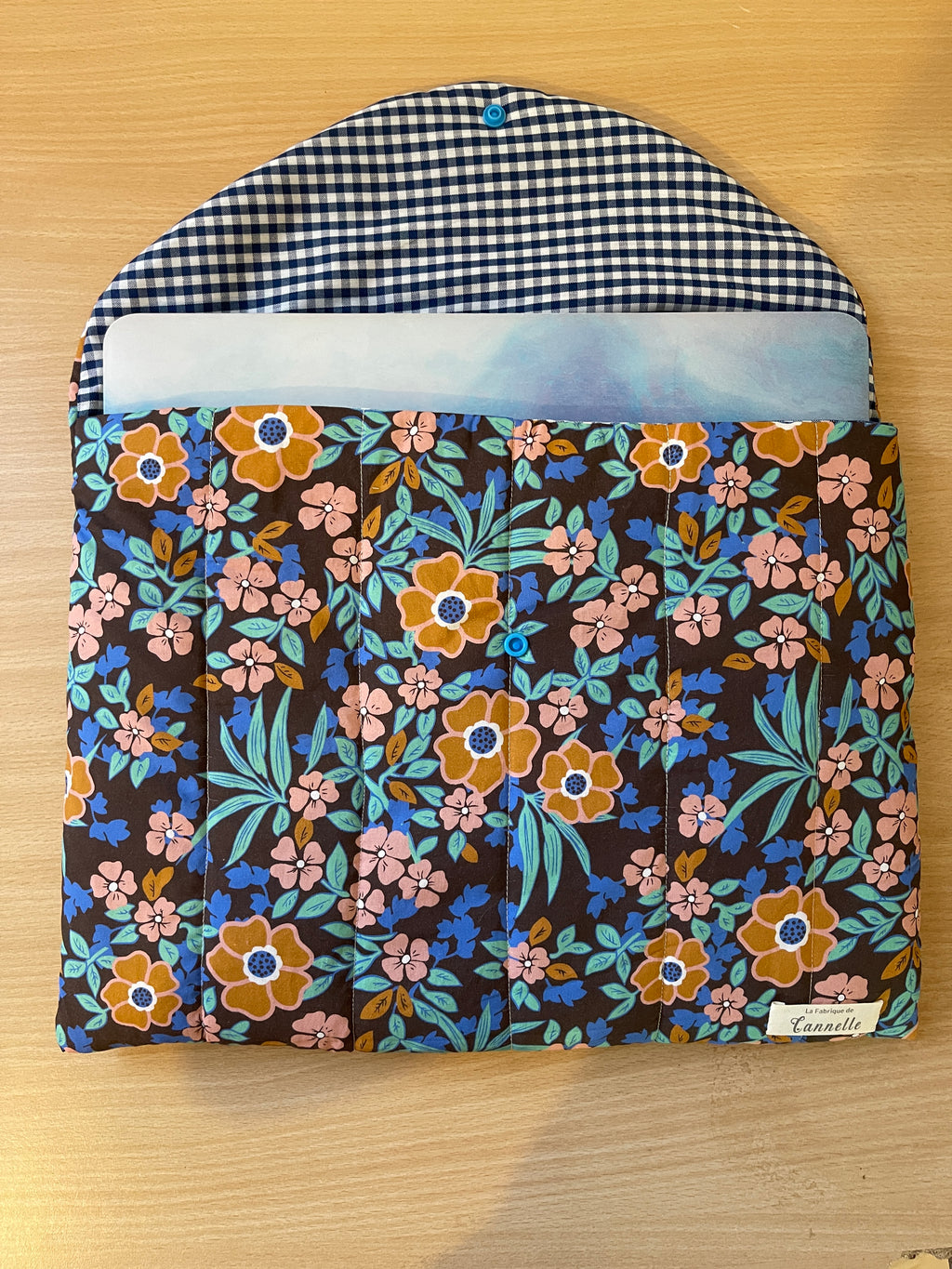 Pochette d’ordinateur “Topic Bleu”