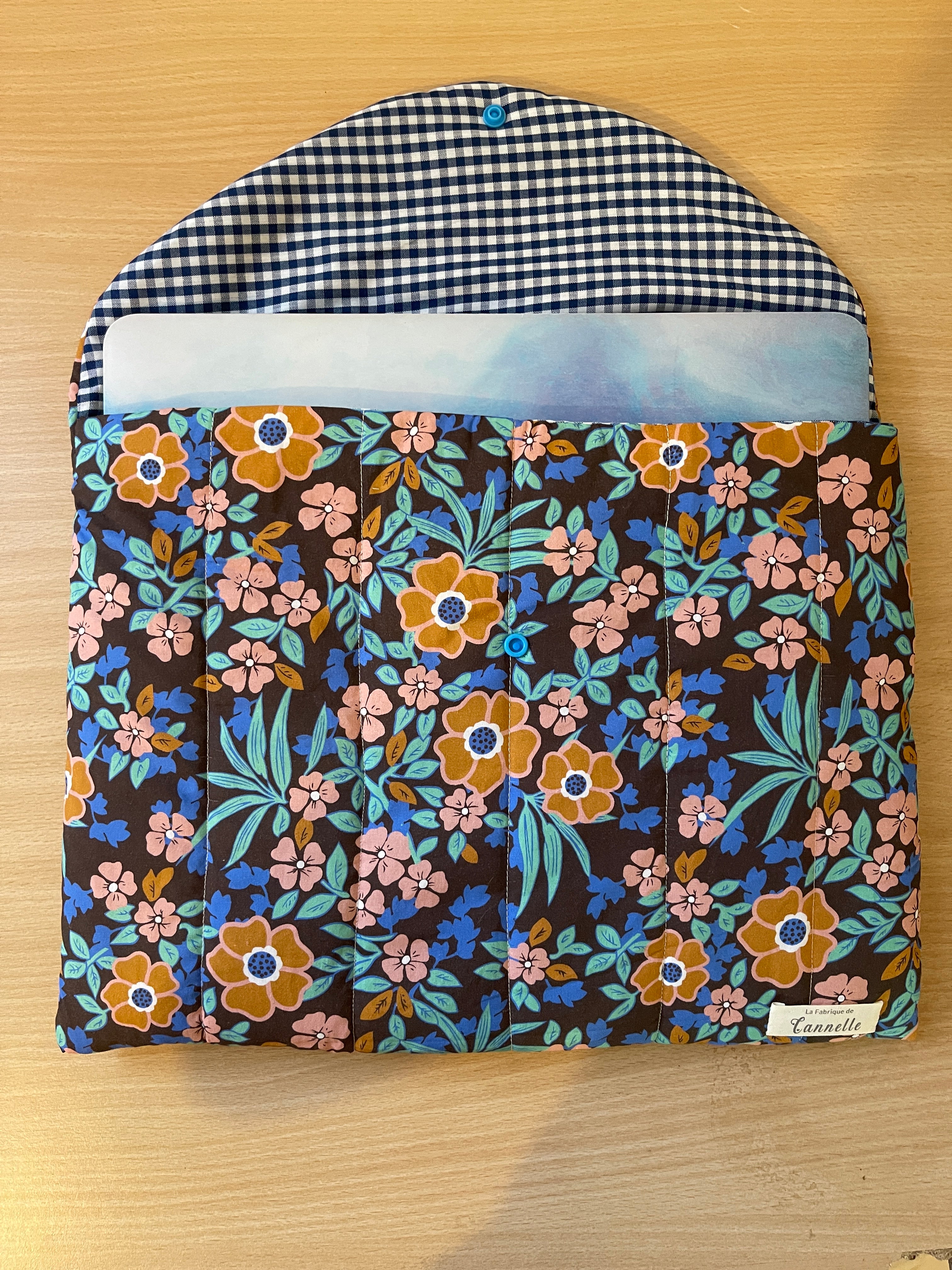 Pochette d’ordinateur “Topic Bleu”