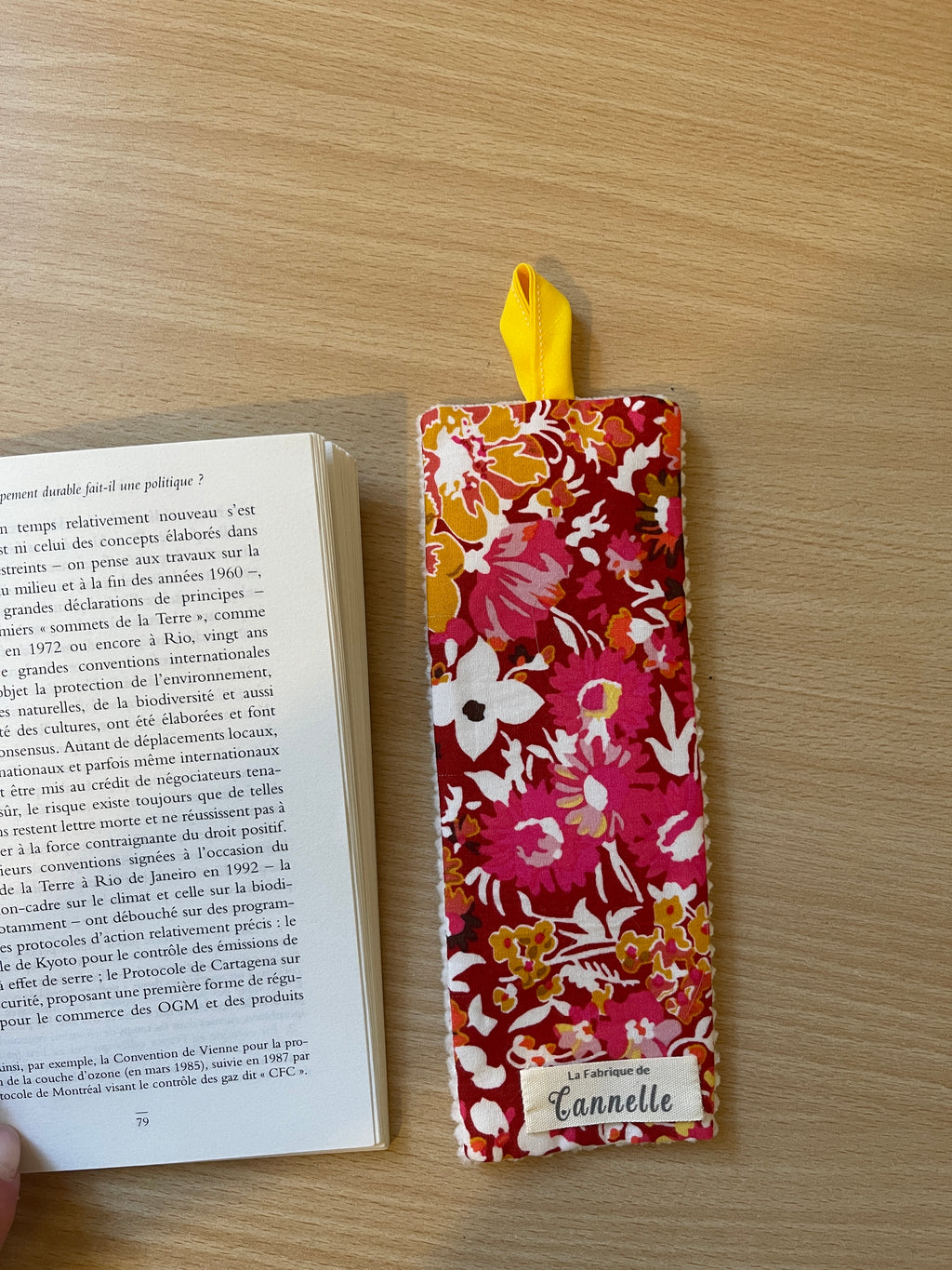 Marque-page "Tropic rouge"