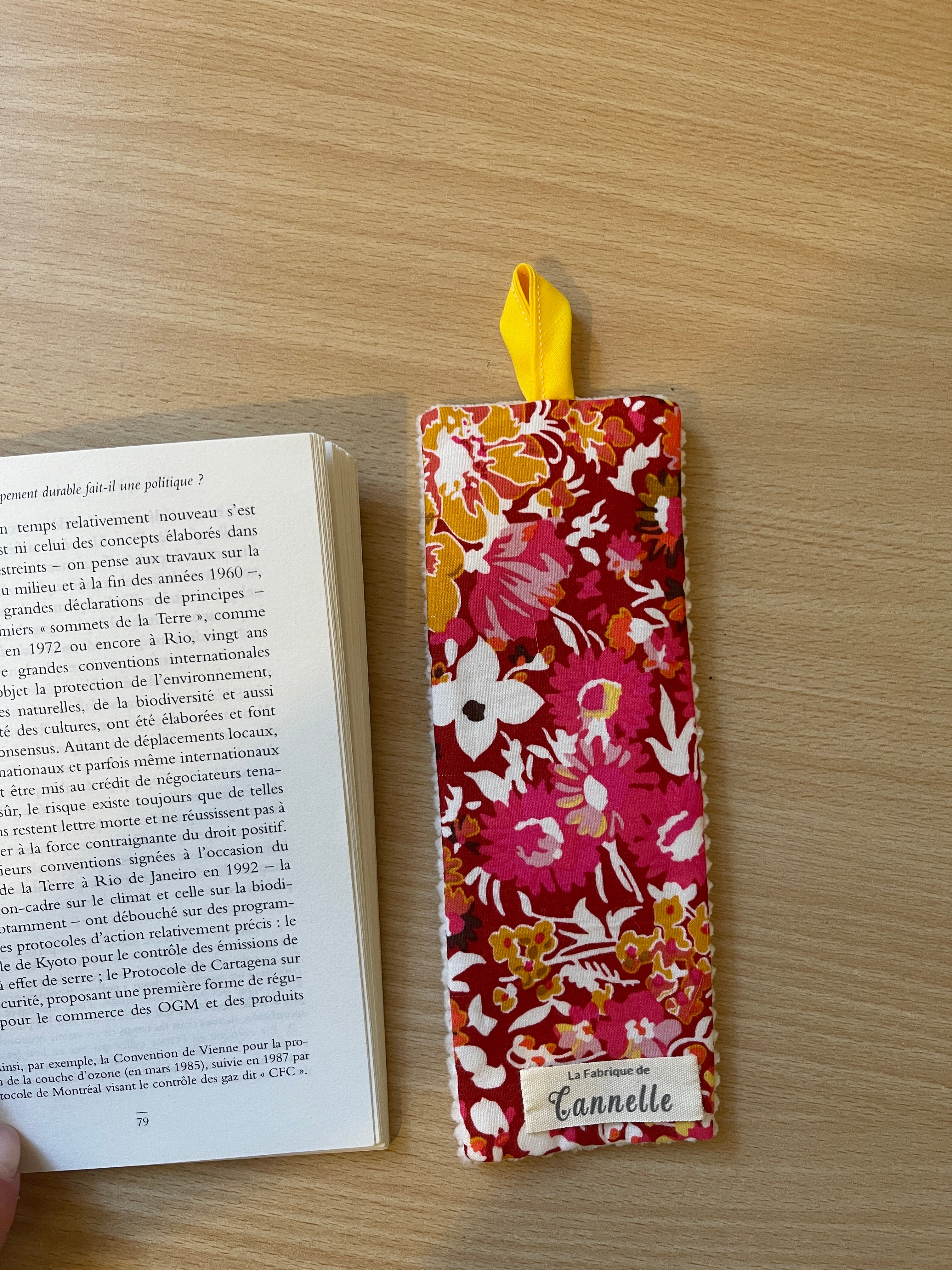 Marque-page "Tropic rouge"