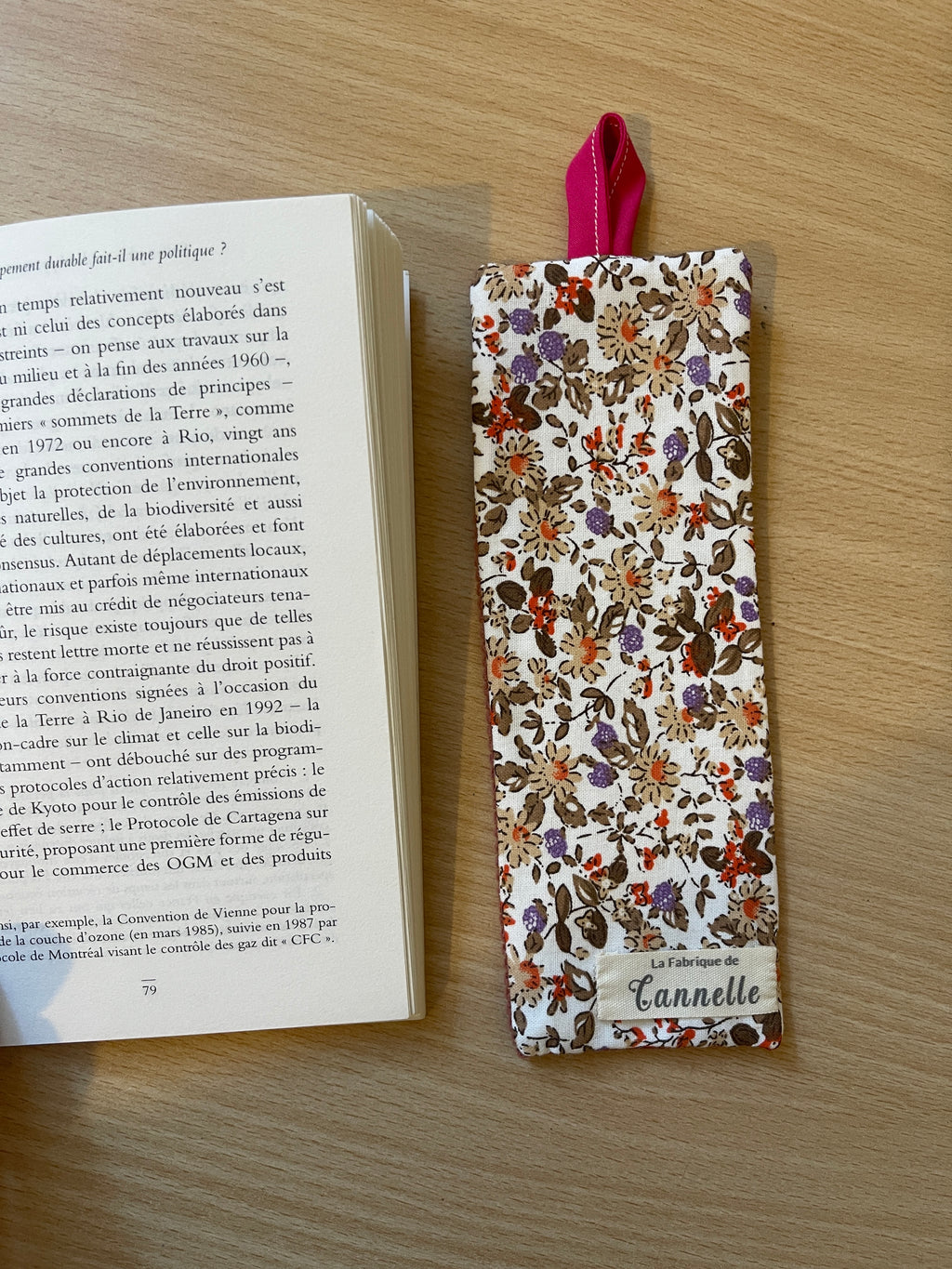 Marque-page "Fleur multi"