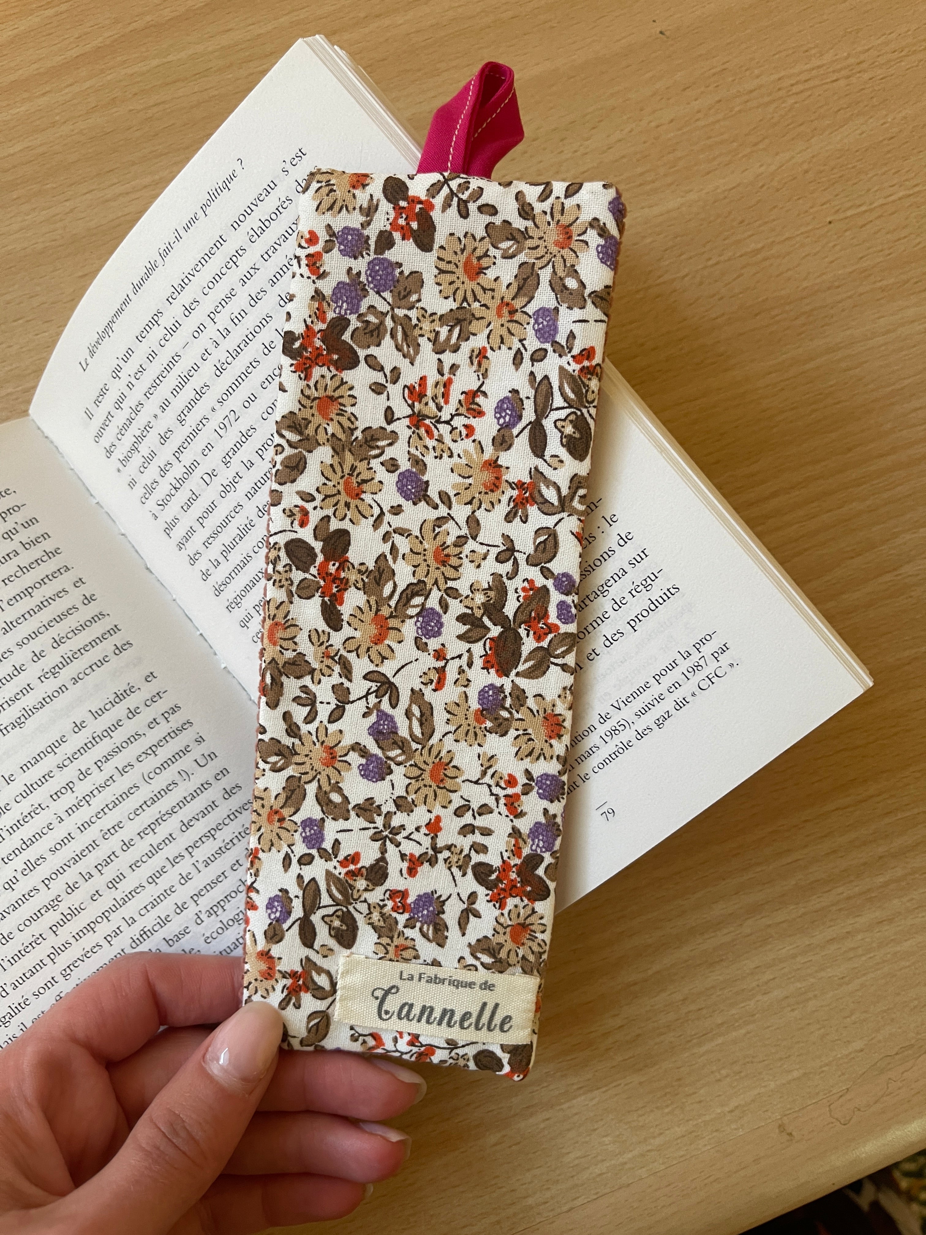 Marque-page "Fleur multi"