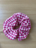 Chouchou "Vichy rose"