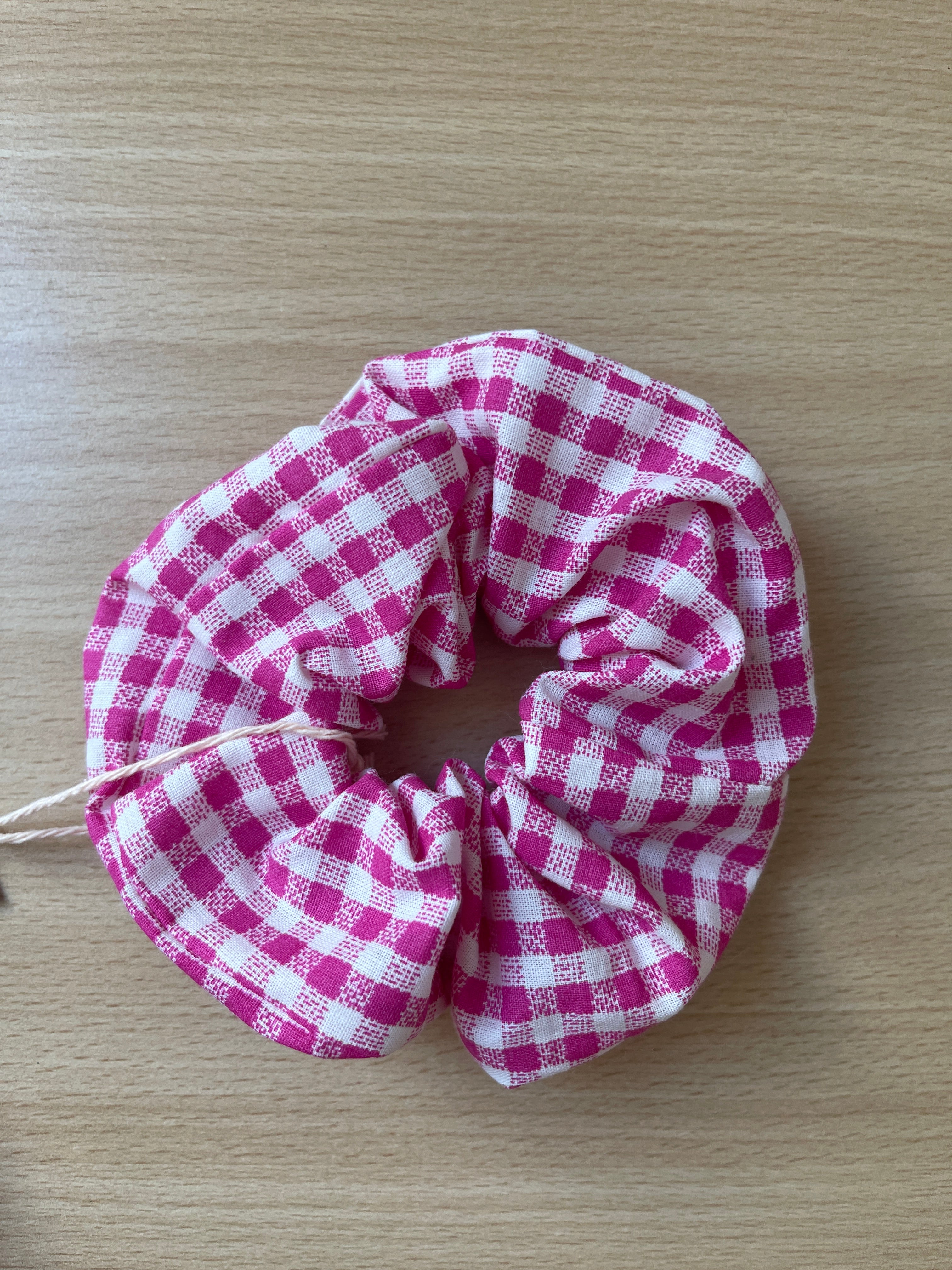 Chouchou "Vichy rose"