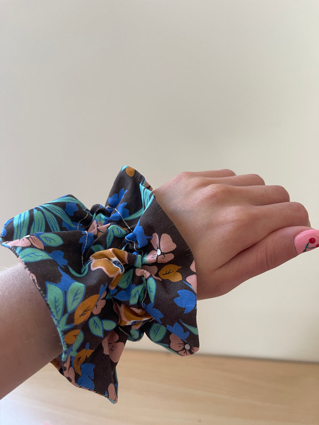 Chouchou double "Tropic bleu"