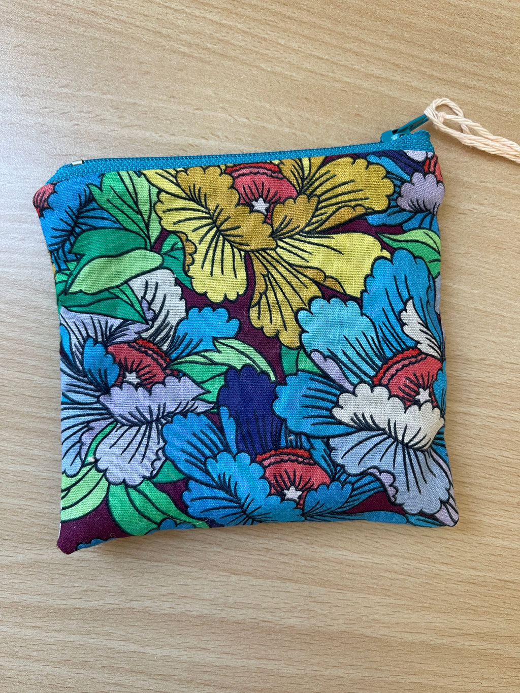 Porte-monnaie "Fleur bleu"