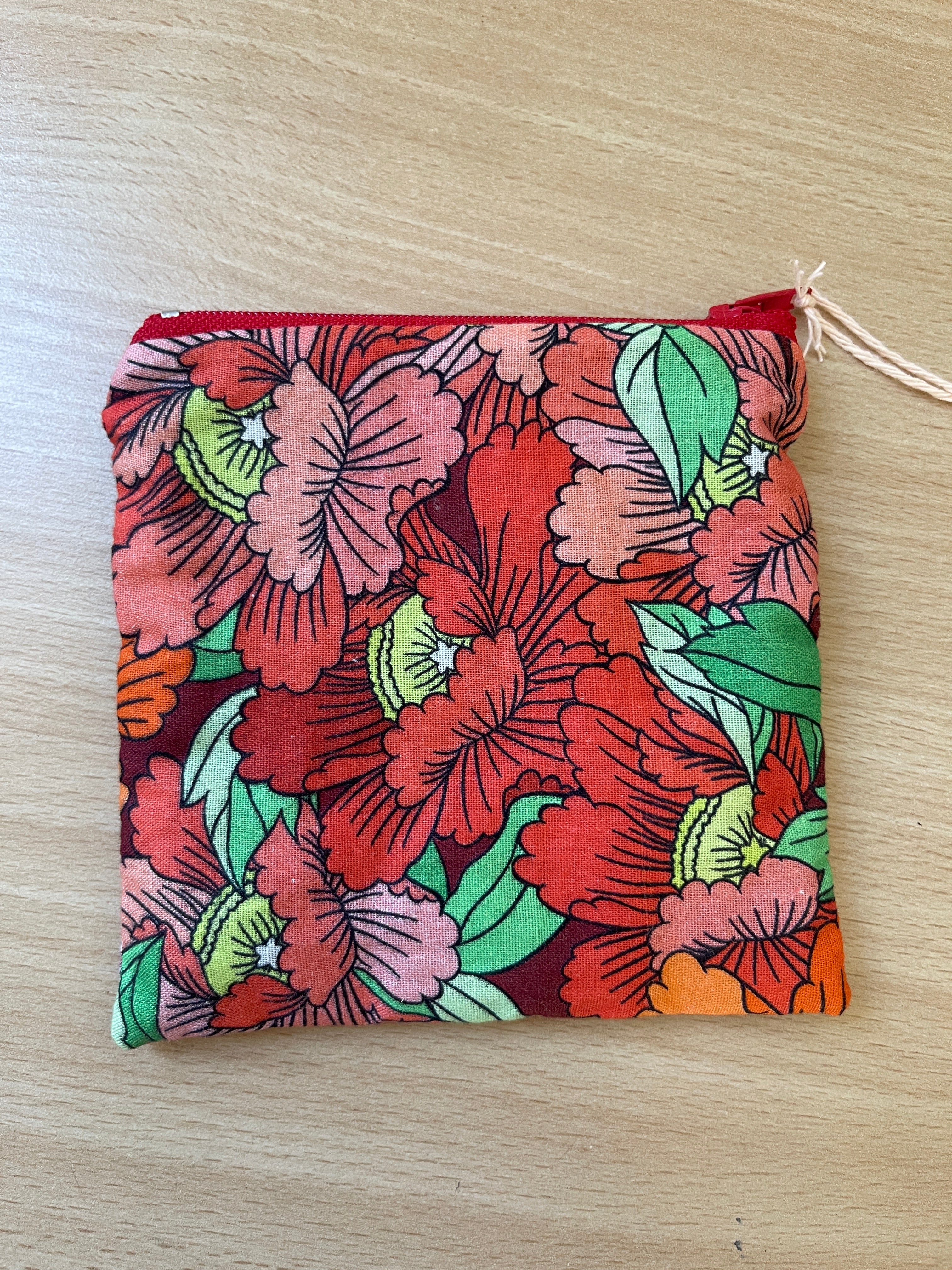 Porte-monnaie "Fleur rouge"