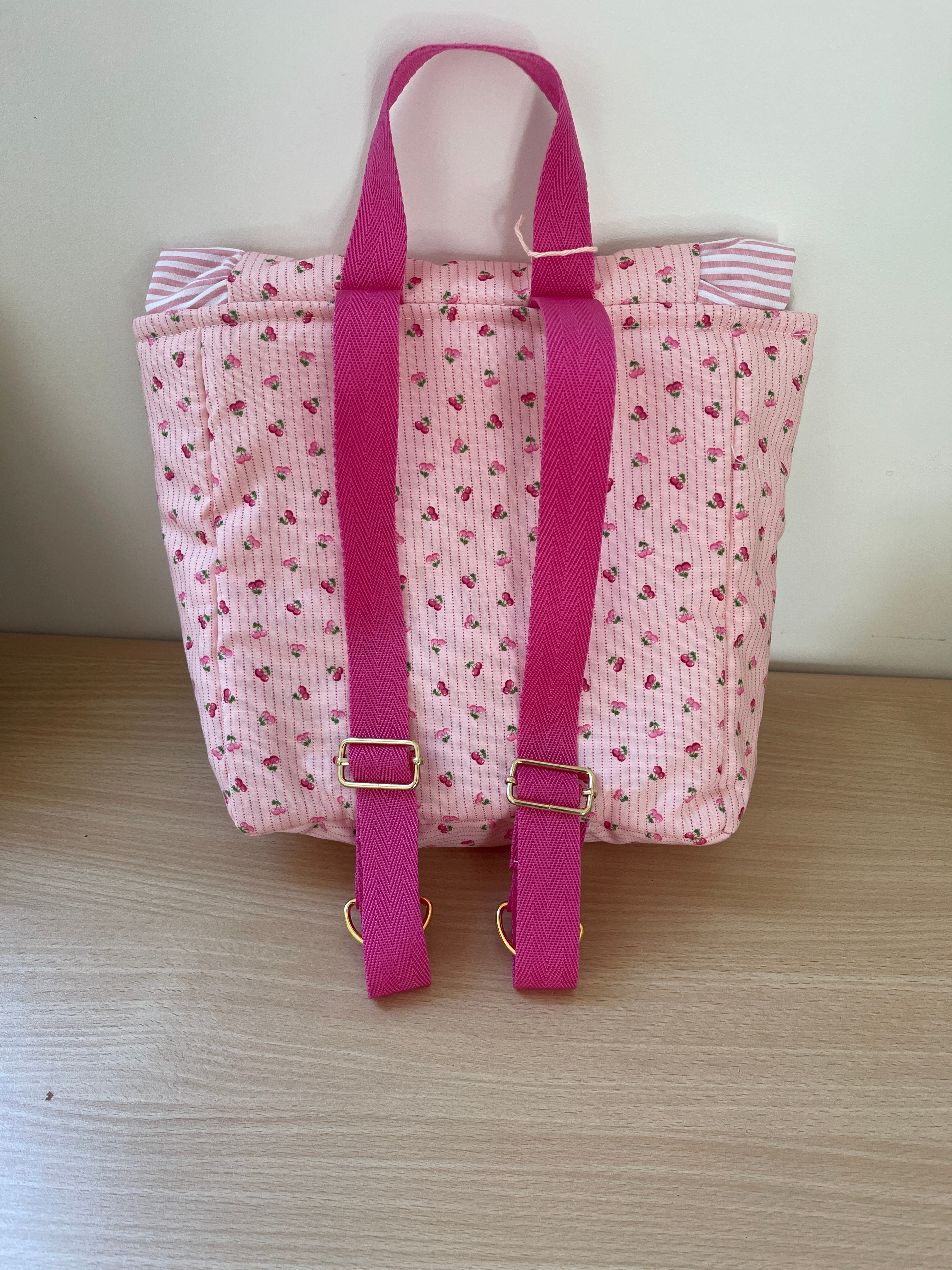 Sac à dos enfant "Cerise rose"