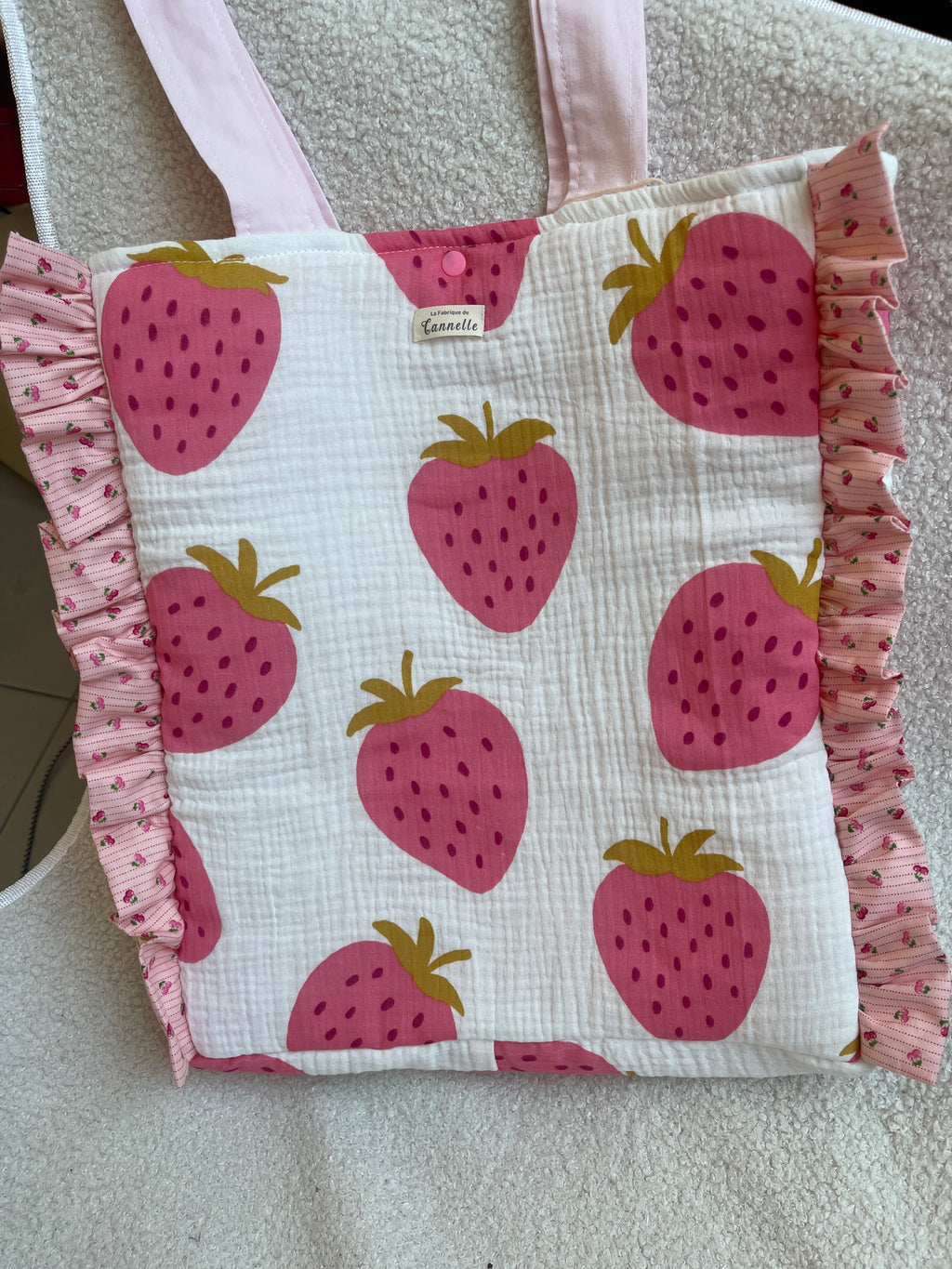 Sac "Fraise rose"