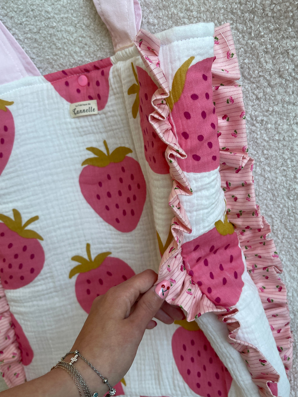 Sac "Fraise rose"