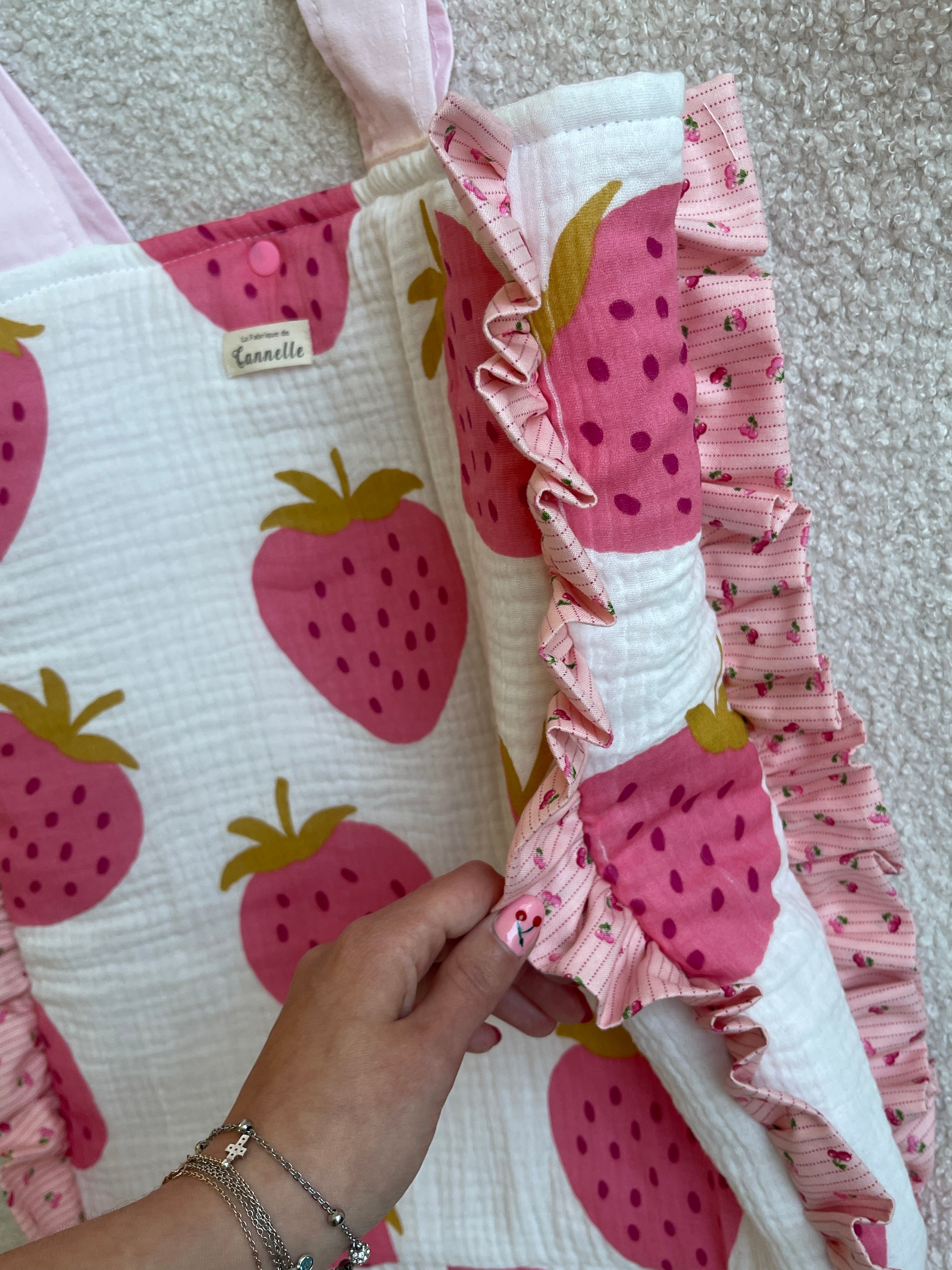 Sac "Fraise rose"