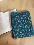Pochette à livre broché "Jardin bleu"