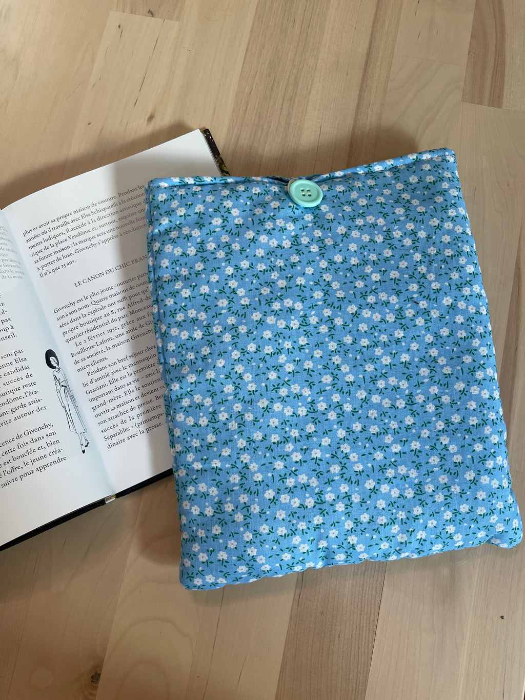 Pochette à livre broché "Ciel Fleuri"