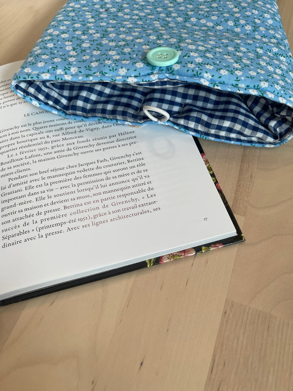 Pochette à livre broché "Ciel Fleuri"