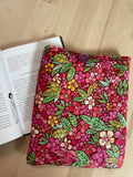 Pochette à livre broché "Fleur Rose"
